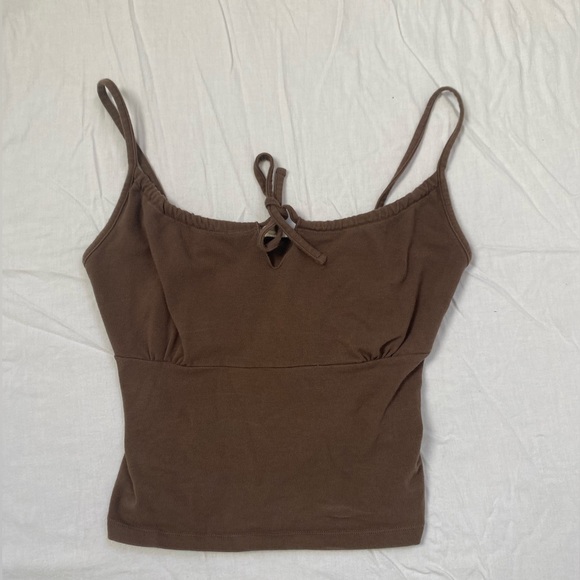 John Galt Brown Jennifer Tank Top - Picture 1 of 2